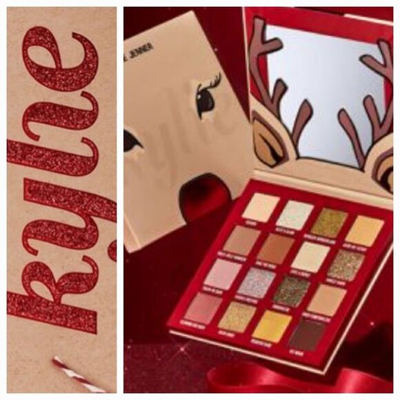 Kylie Cosmetics Holiday Collection Preseed Powder Reindeer Palette - Picture 1 of 7
